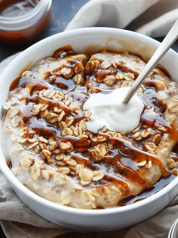 Cinnamon Roll Oatmeal