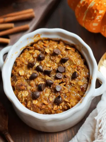 Pumpkin Baked Oats (Single Serve)