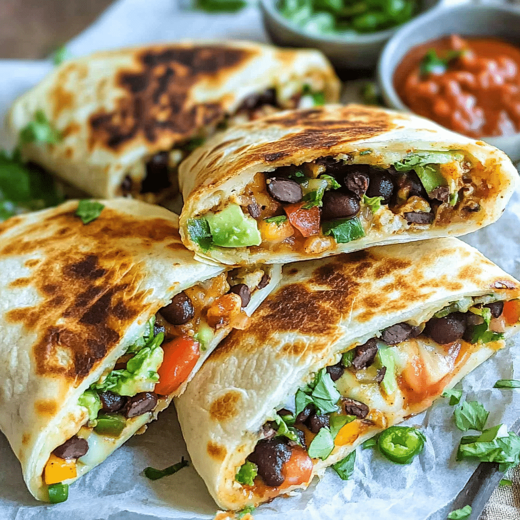 Black Bean Crunch Wrap Supreme