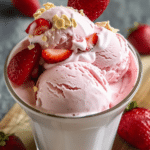 Strawberry Cottage Cheese Ice Cream