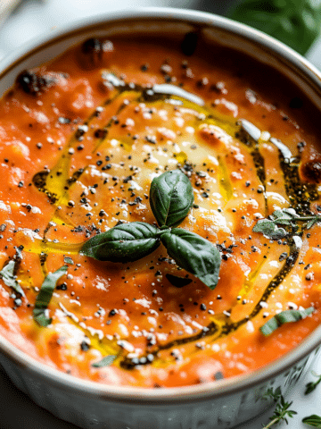 Creamy Cottage Cheese Tomato Soup