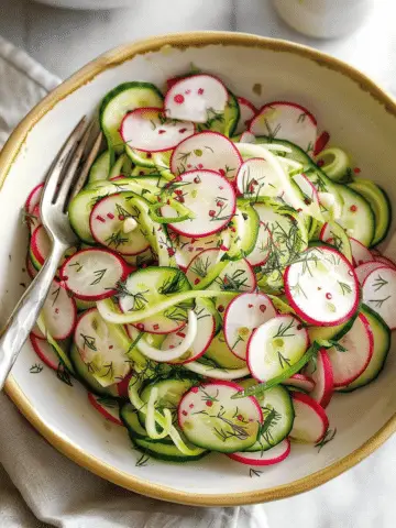 Cucumber Radish Salad