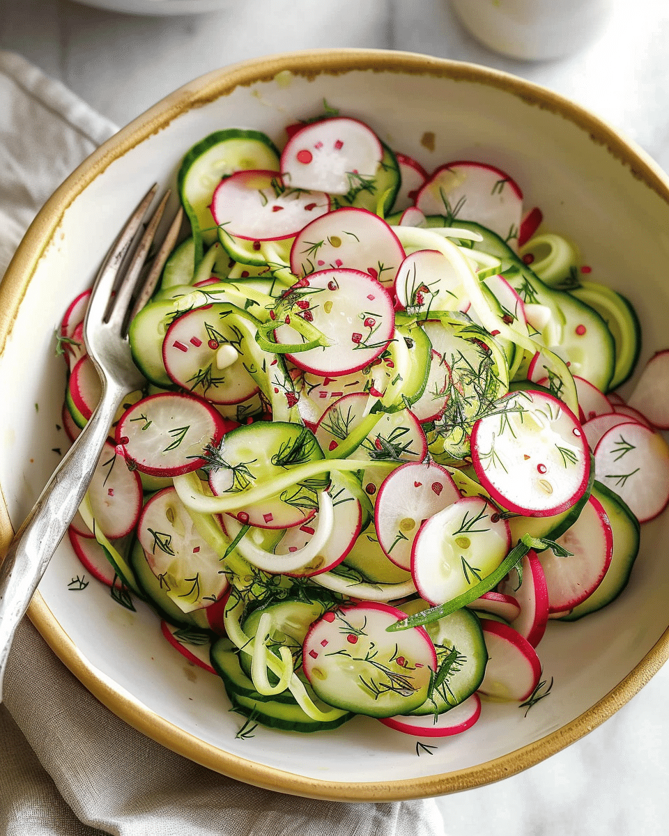 Cucumber Radish Salad