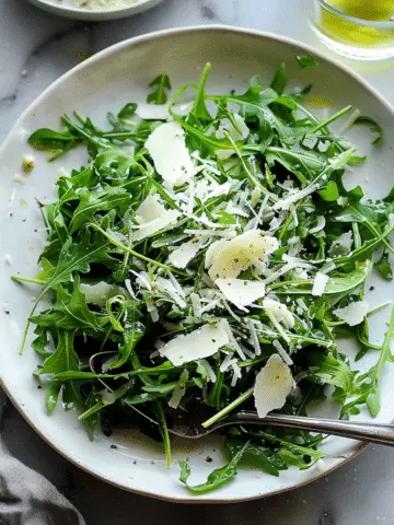 Arugula Salad with Shaved Parmesan