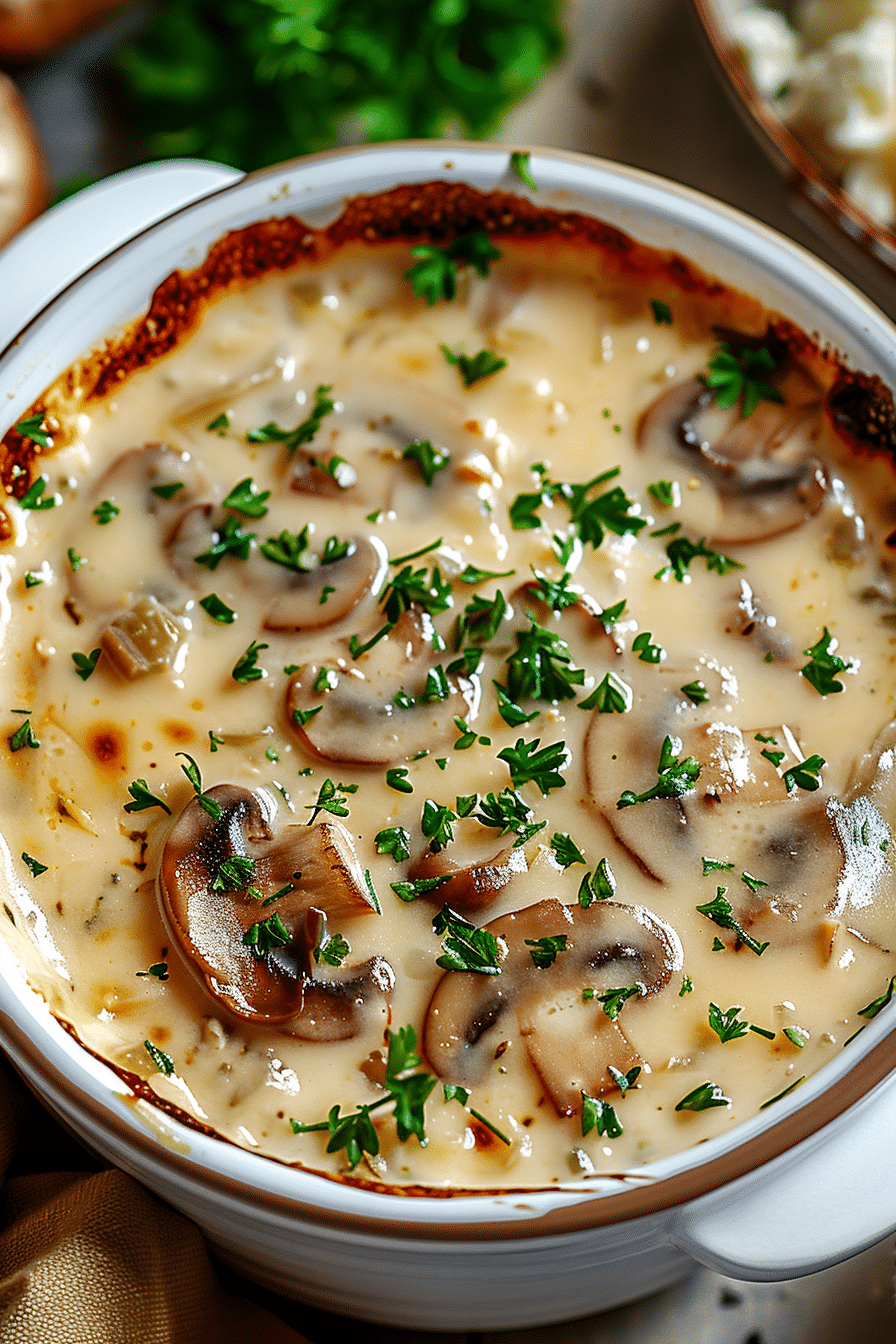 Cottage Cheese Mushroom Soup