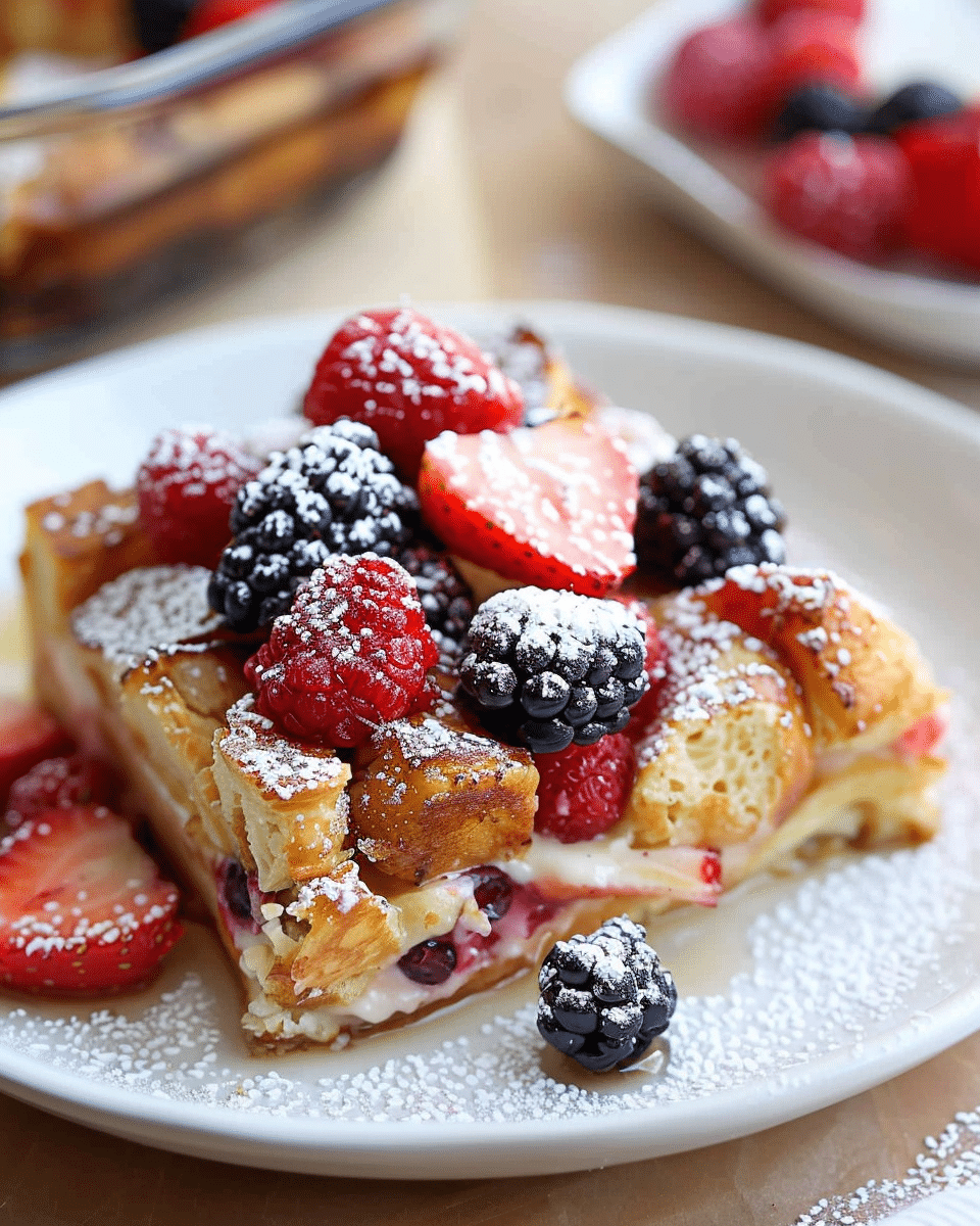 Berry French Toast Casserole