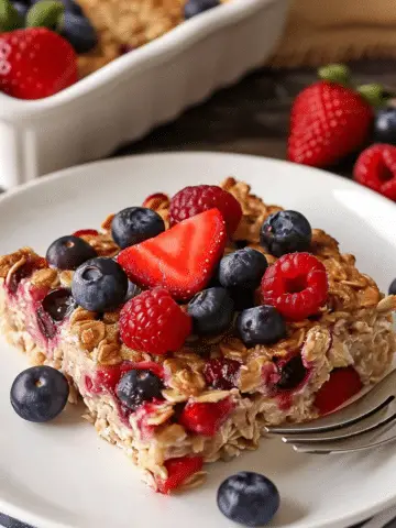 Mixed Berry Baked Oatmeal