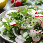 Radish and Fennel Salad with Lemon Dressing