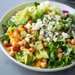 Chopped Salad with Chickpeas, Feta, and Avocado