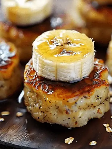 Cottage Cheese Banana Oat Protein Pancake Bites