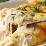 Chicken Enchiladas with Sour Cream White Sauce