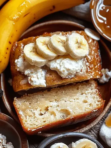 Cottage Cheese Banana Bread