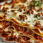 Cottage Cheese and Ground Beef Lasagna