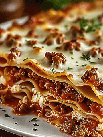 Cottage Cheese and Ground Beef Lasagna