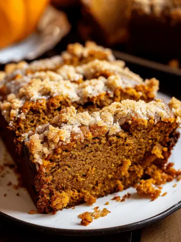 Easy Streusel Pumpkin Bread