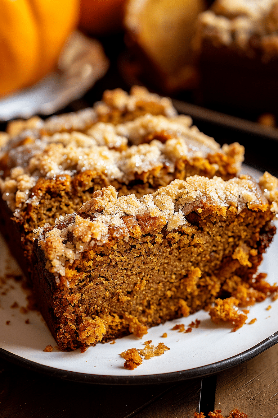 Easy Streusel Pumpkin Bread