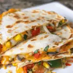 Farmer's Market Vegetarian Quesadillas