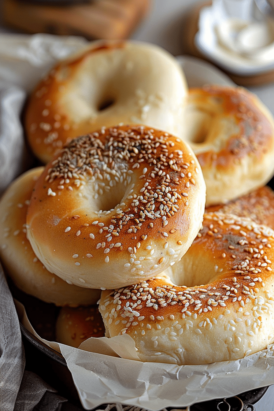 New York-Style Sourdough Discard Bagels