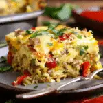 Overnight Slow Cooker Breakfast Casserole