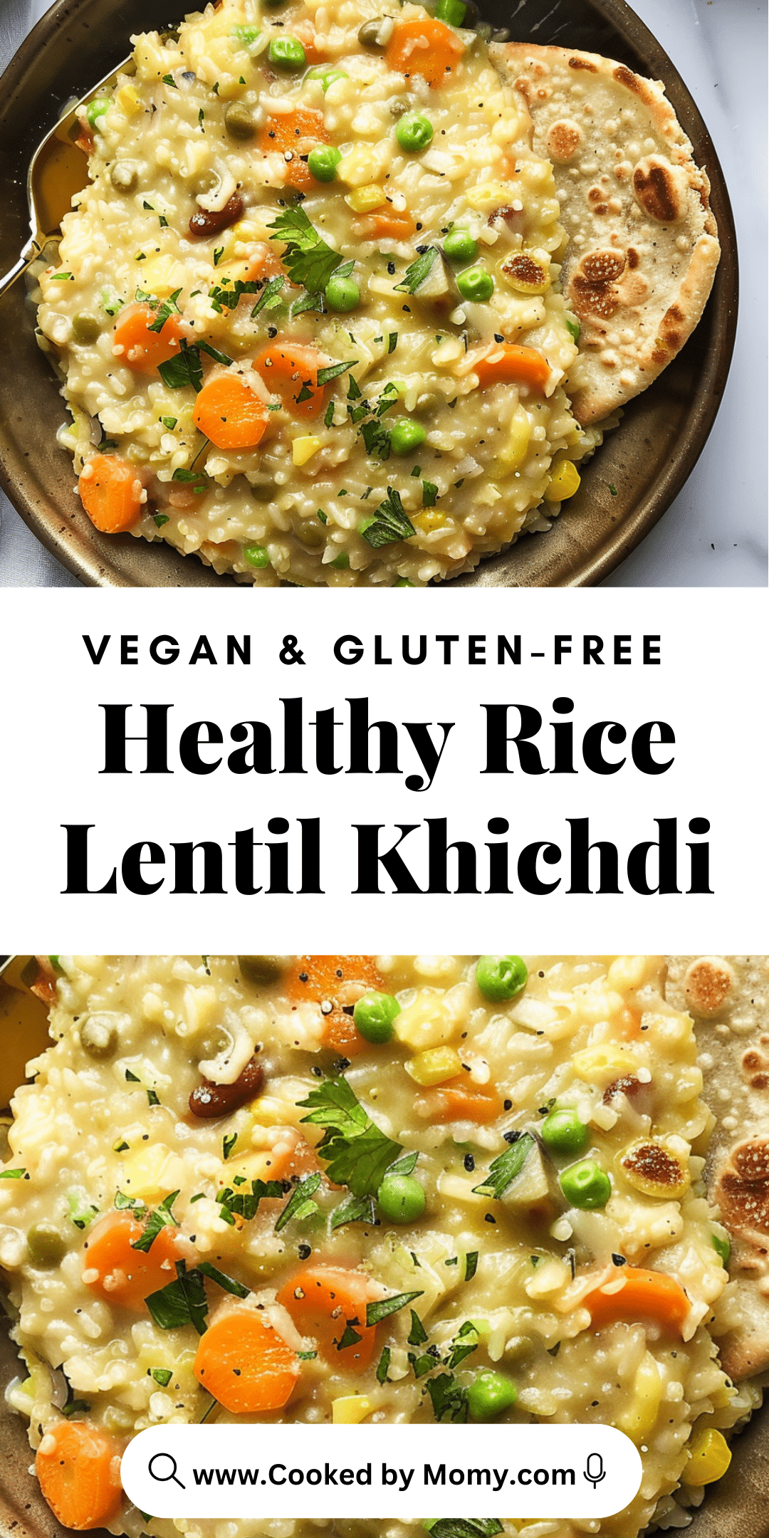 Kichiri Rice Lentil Khichdi | CookedByMomy