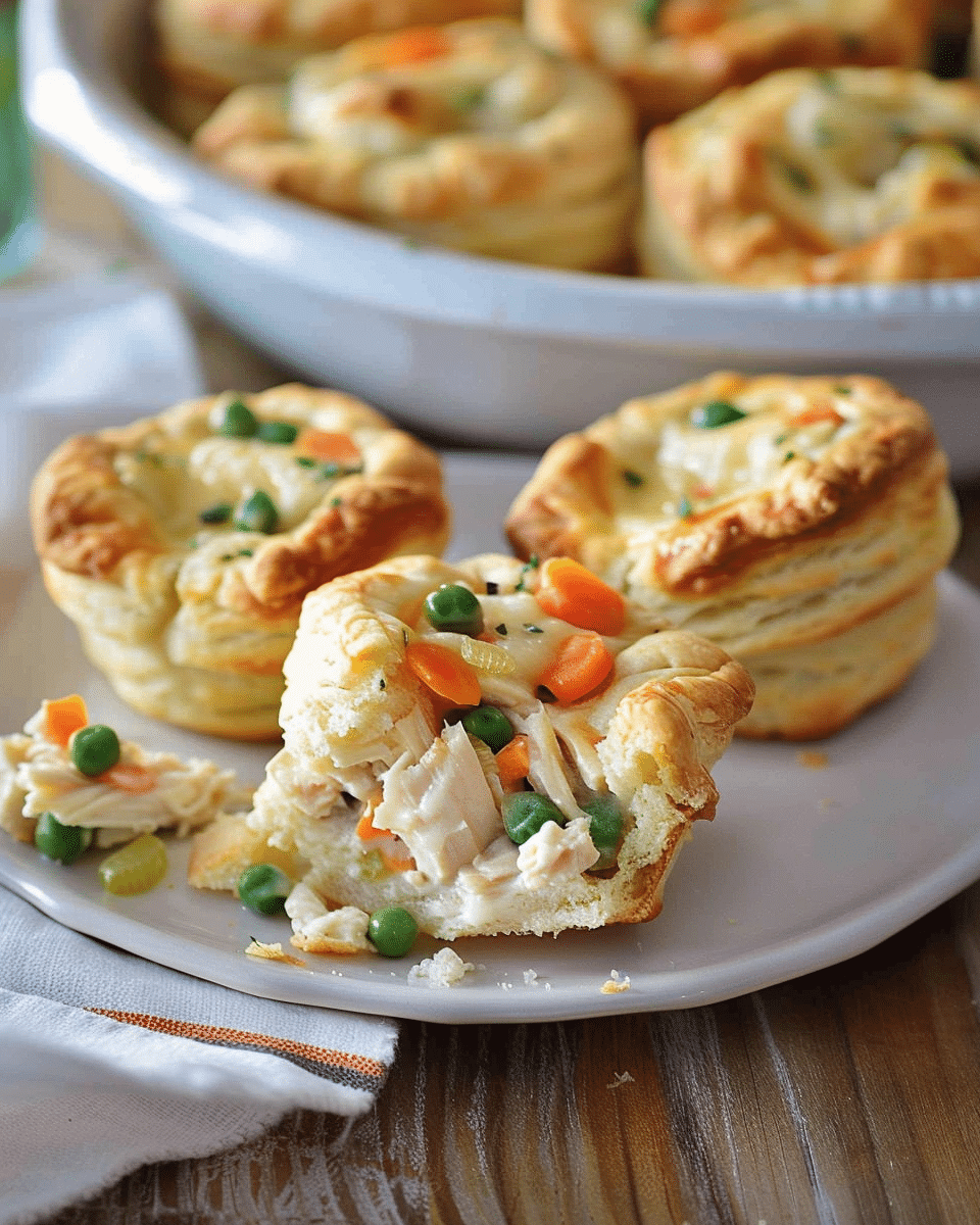 Mini Chicken Pot Pie with Grands Biscuits