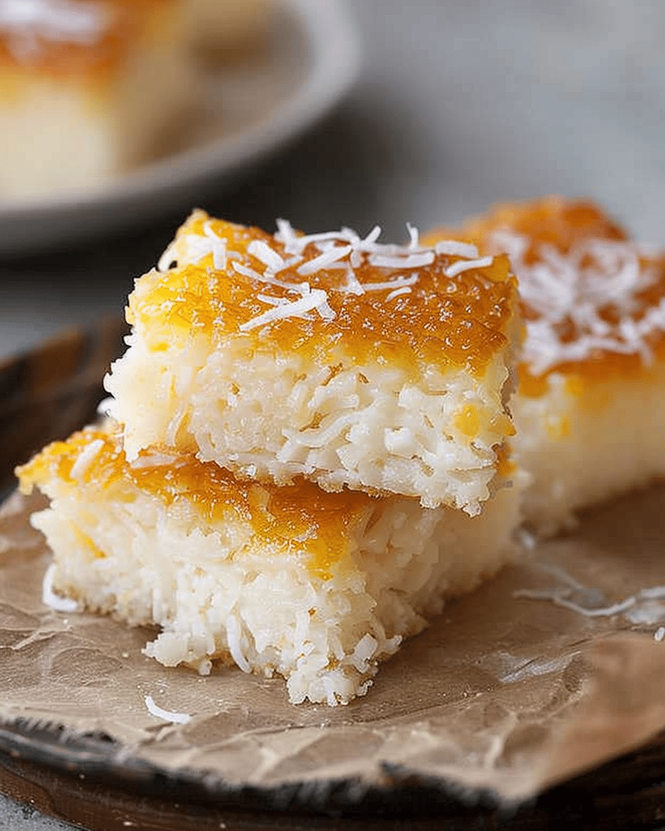 Sticky Coconut Cake (Wingko Babat)