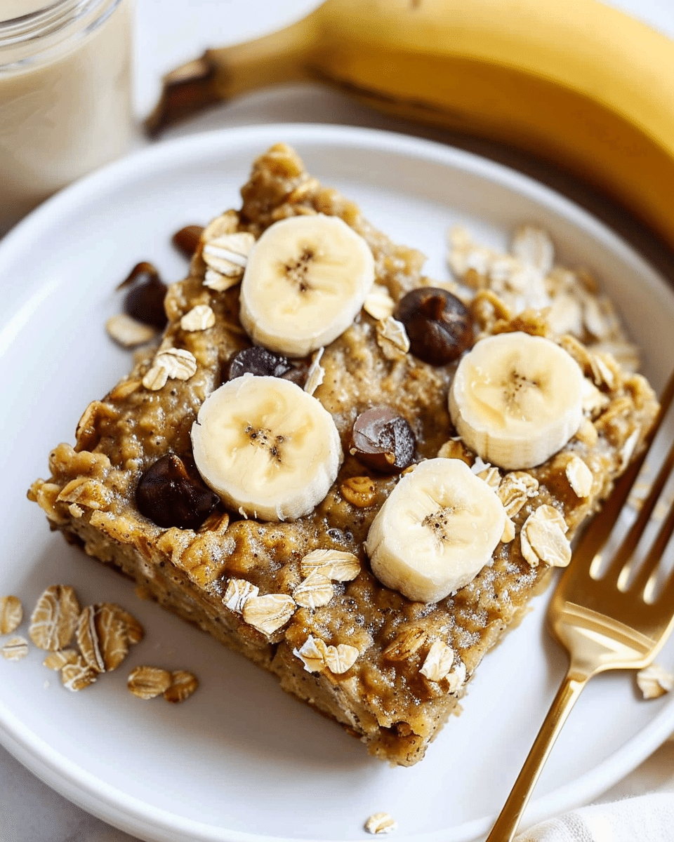 High-Protein Banana Bread Baked Oatmeal