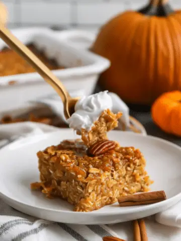 Pumpkin Baked Oatmeal