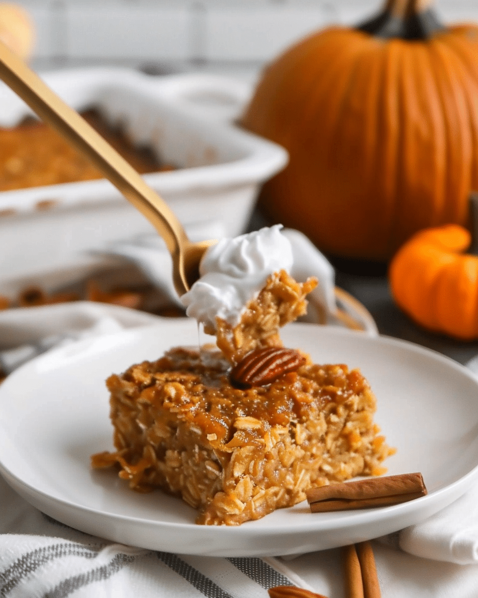 Pumpkin Baked Oatmeal