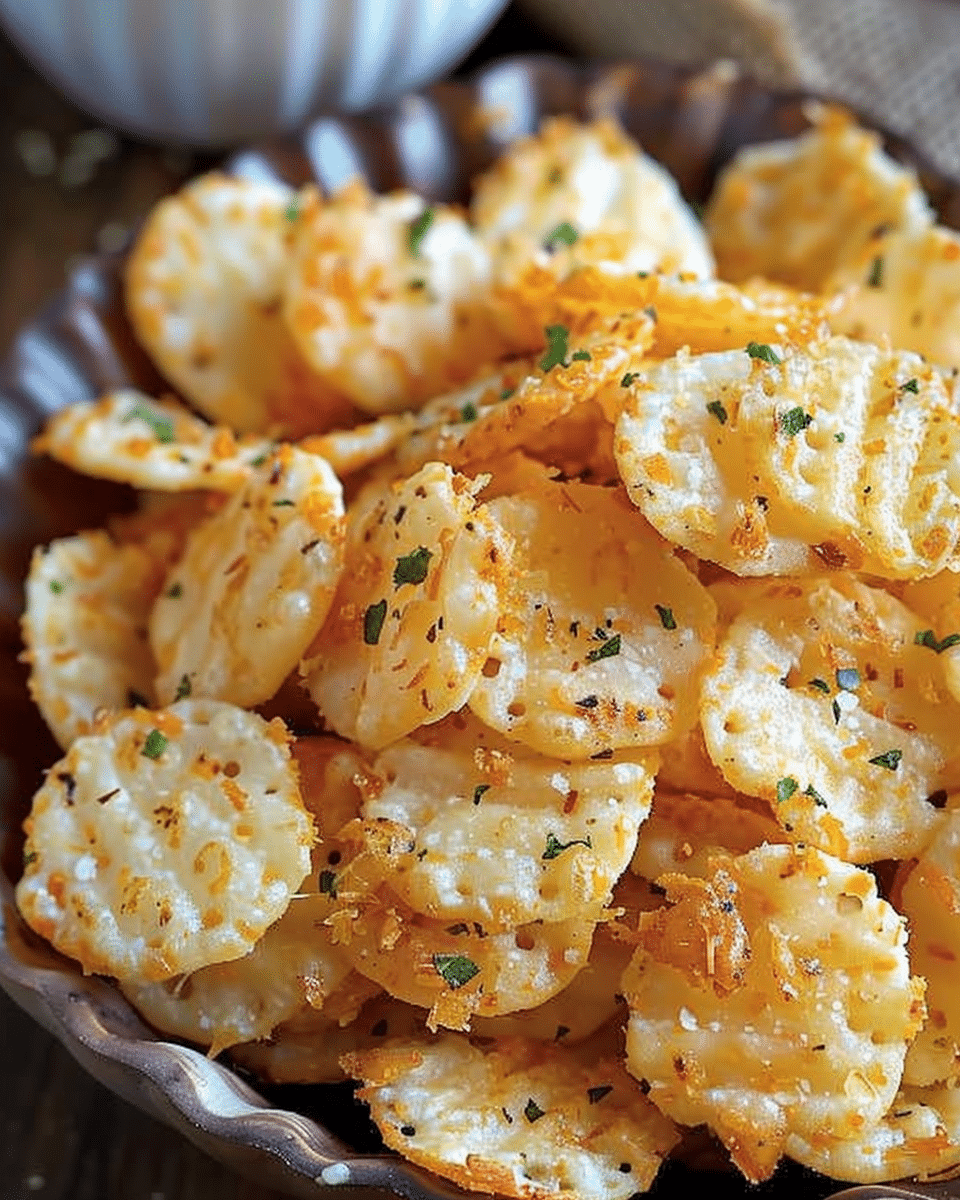 Cheesy Garlic Ritz Bits