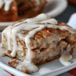 High-Protein Cinnamon Roll Baked Oatmeal