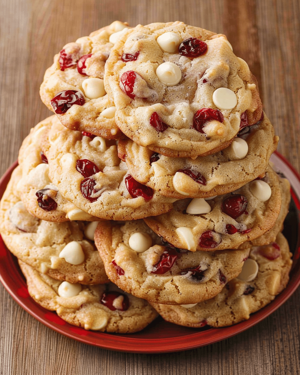 White Chocolate Cranberry Cookies