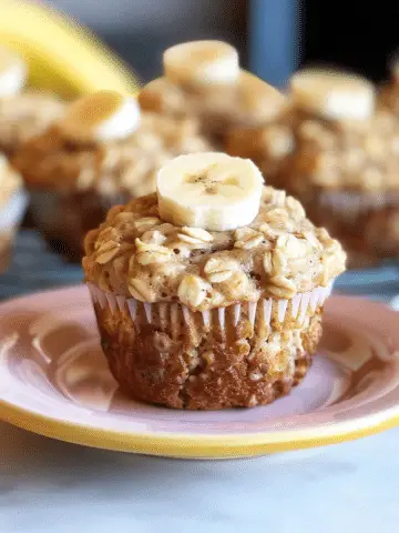 Banana Oatmeal Muffins