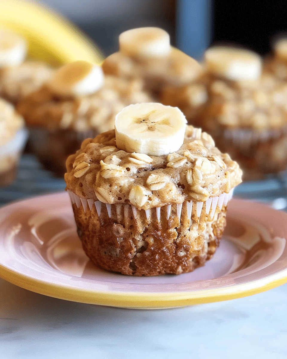 Banana Oatmeal Muffins