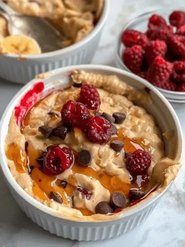 Baked Protein Pancake Bowls