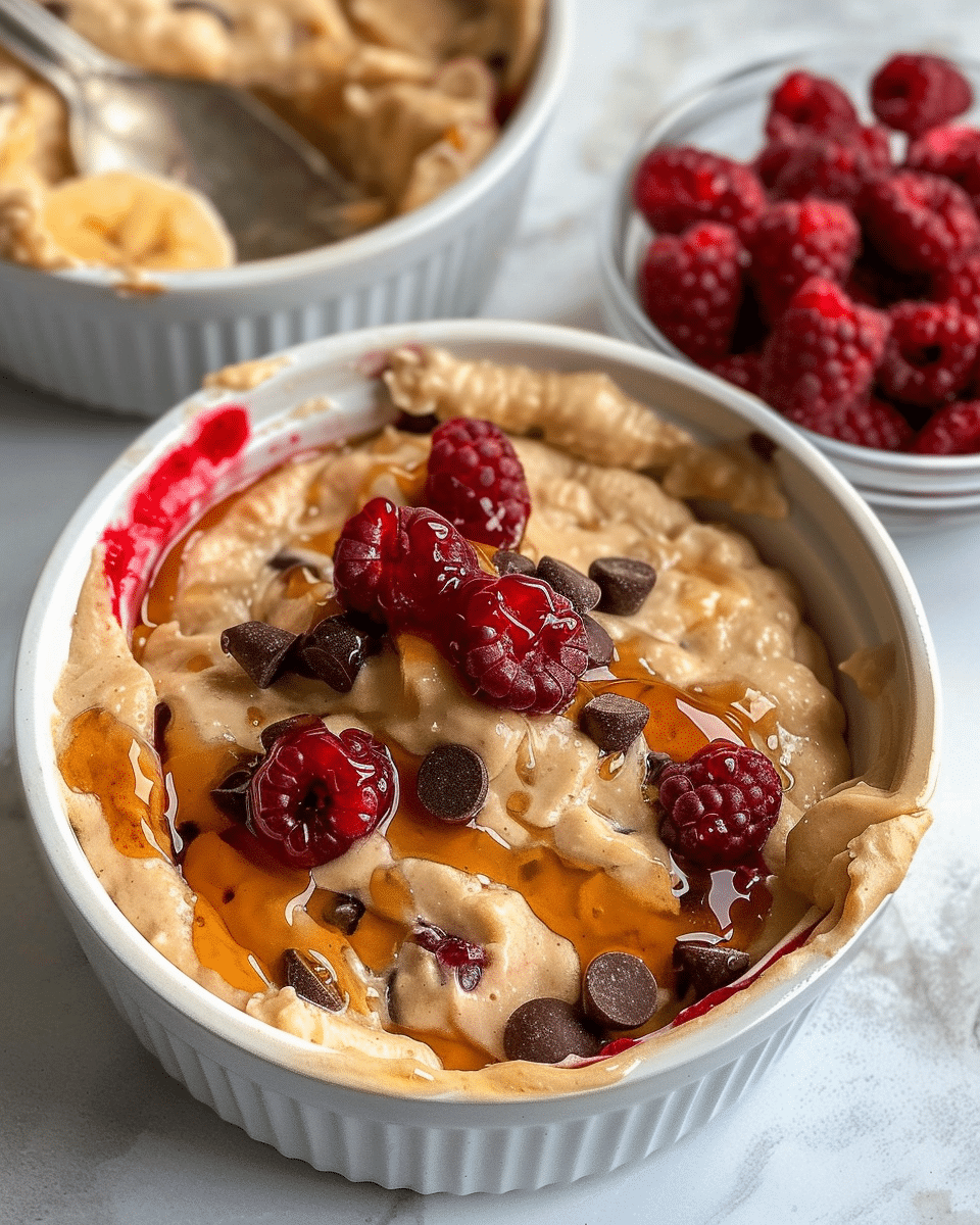 Baked Protein Pancake Bowls