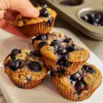 Cottage Cheese Blueberry Muffins