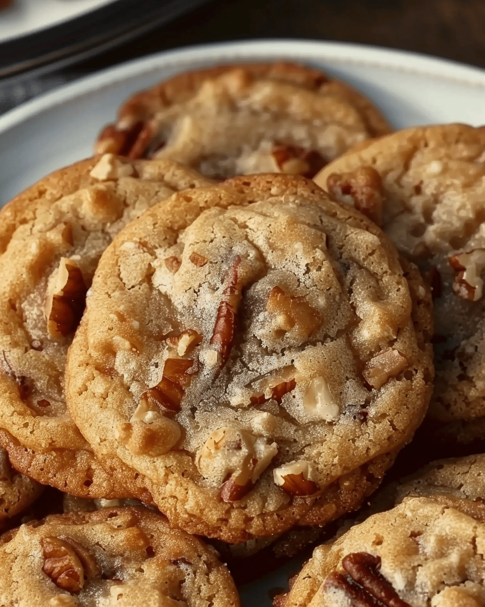 Butter Pecan Toffee Cookies