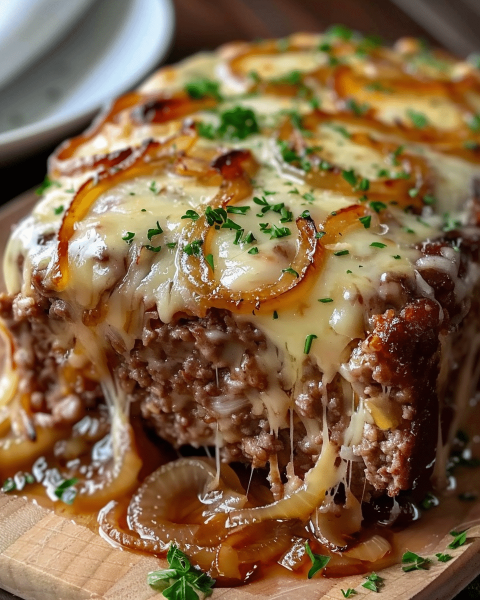 French Onion Meatloaf