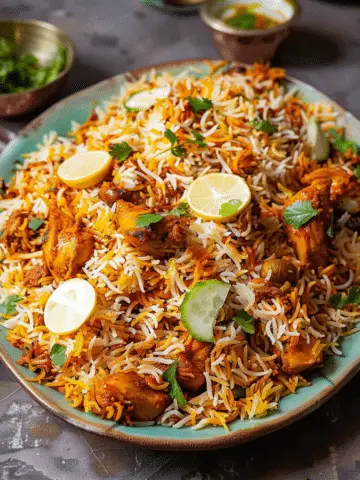 Chicken Tikka Biryani (Restaurant Style)
