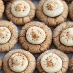 Eggnog Snickerdoodle Thumbprint Cookies