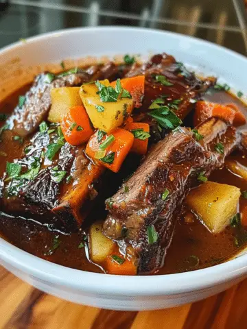 Apple Carrot Beef Rib Soup