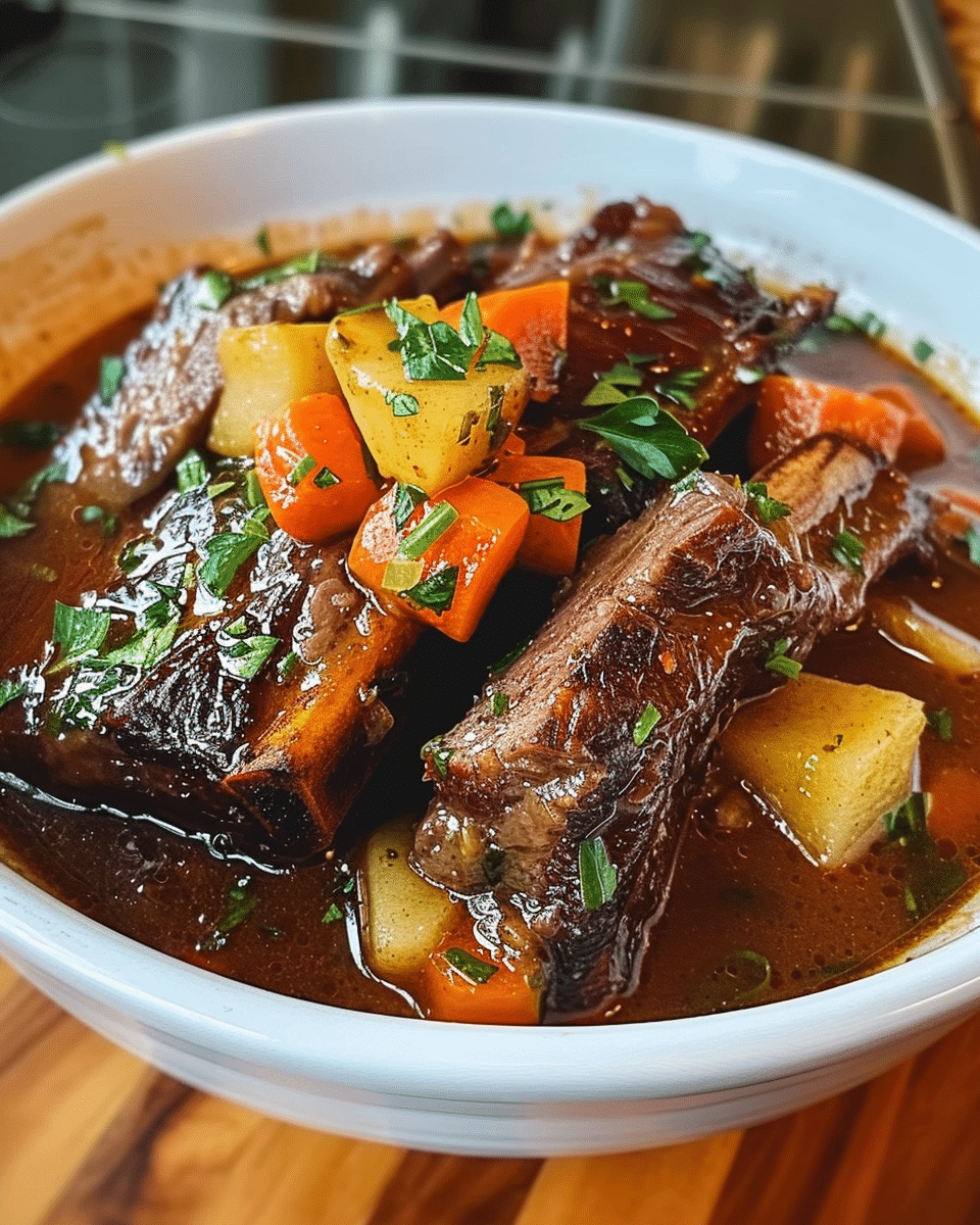 Apple Carrot Beef Rib Soup