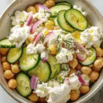 Cottage Cheese and Chickpea Salad