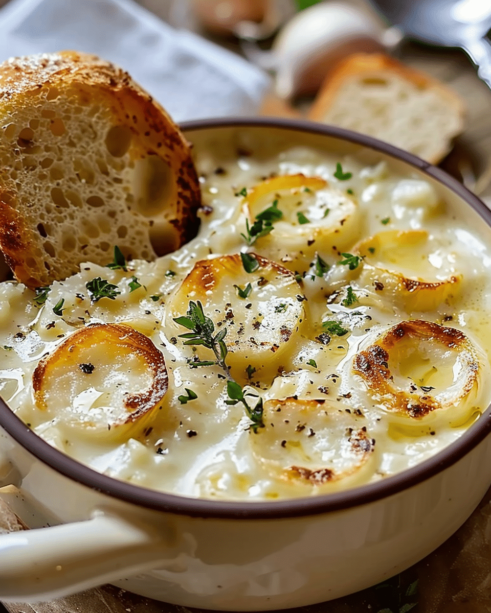 Country French Garlic Soup