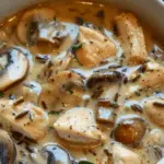 Creamy Mushroom Chicken and Wild Rice Soup