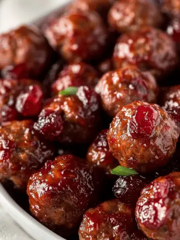 Cranberry Meatballs