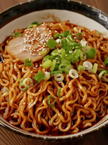 Easy Saucy Ramen Noodles