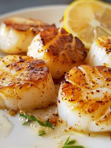 Easy Garlic-Lemon Scallops