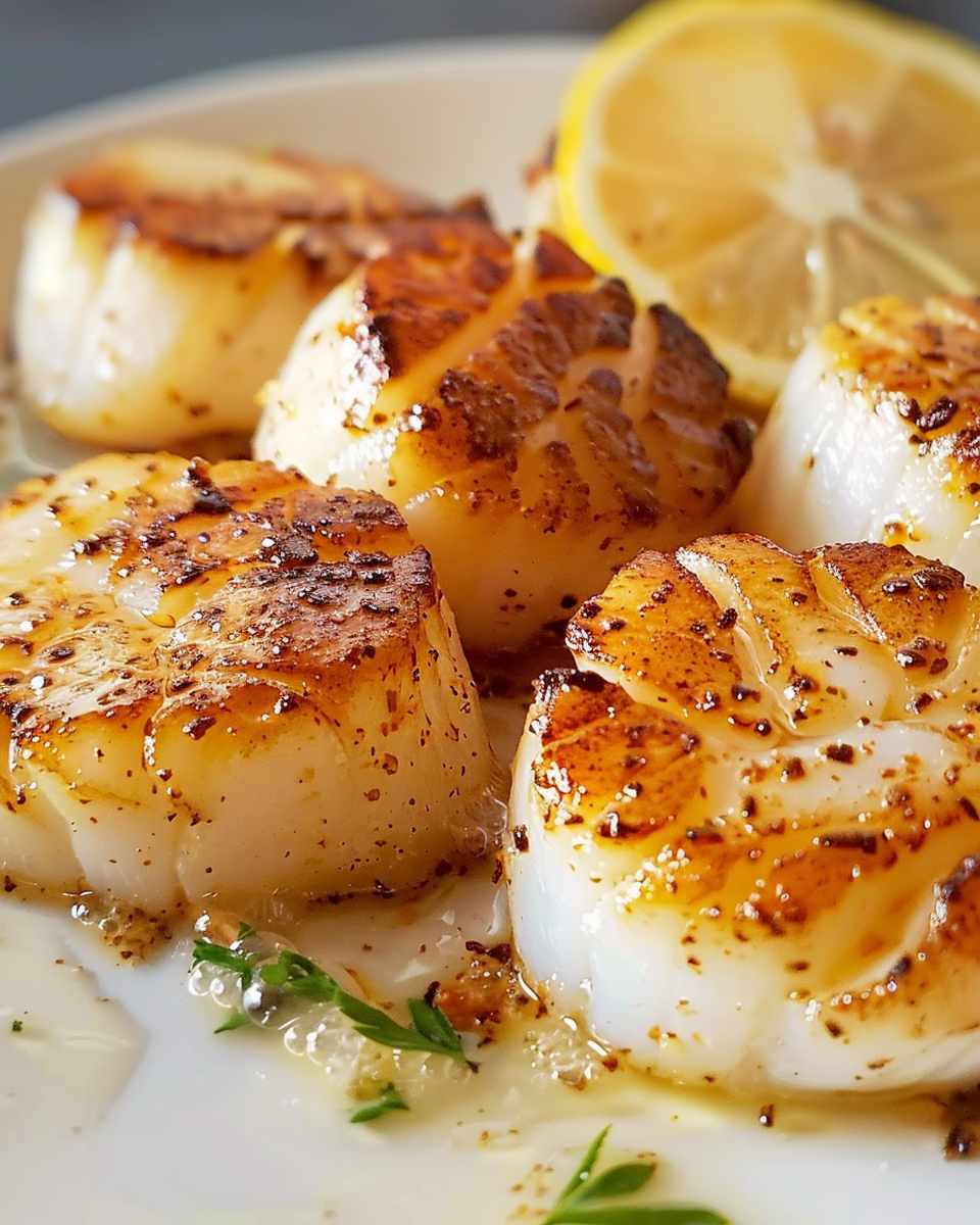 Easy Garlic-Lemon Scallops